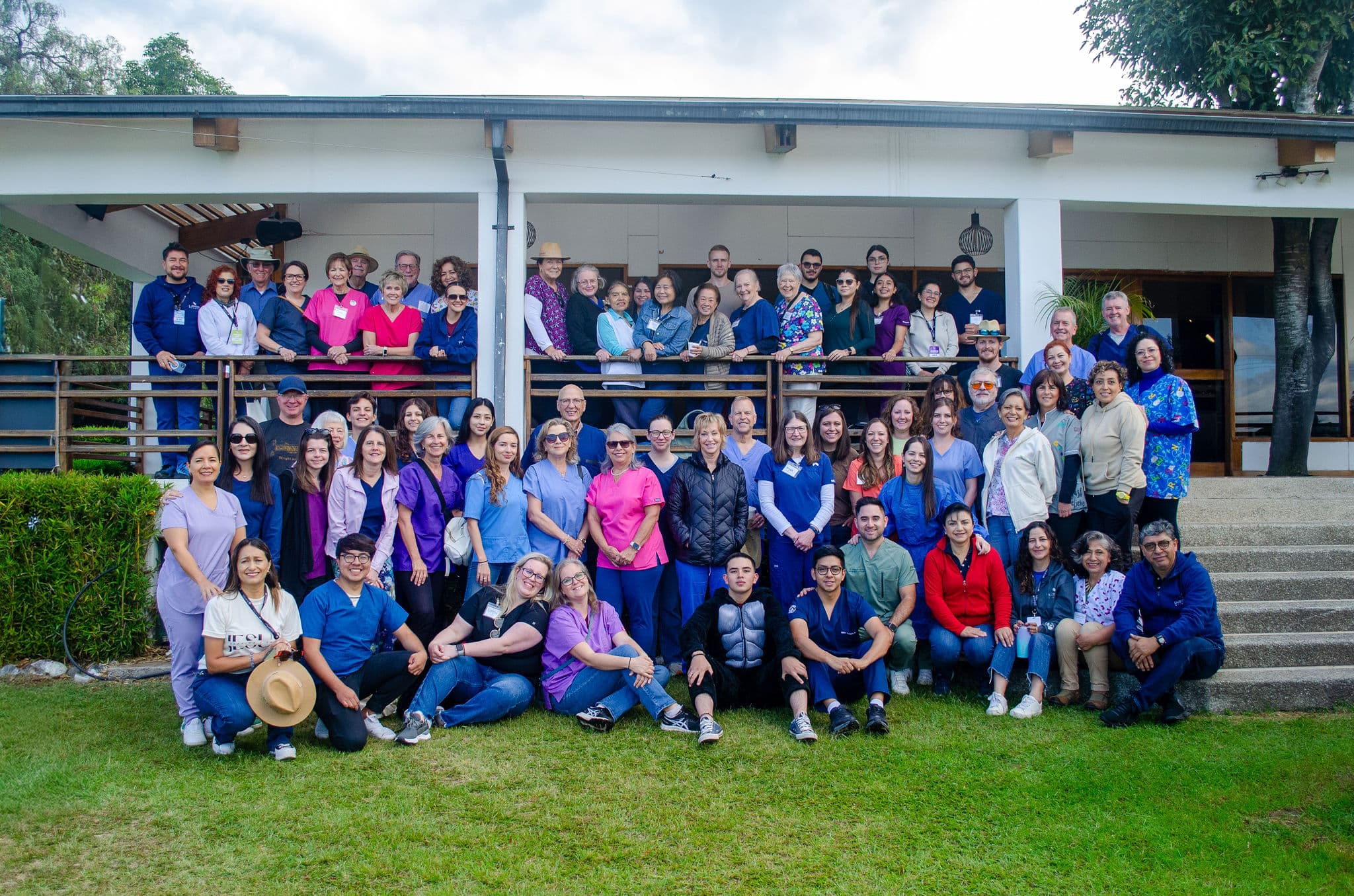 Miembros de la brigada médica internacional