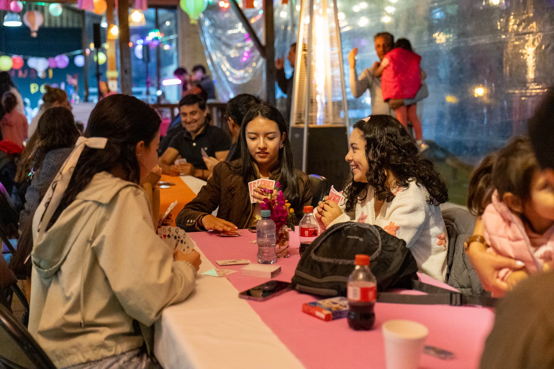 Multitud en un evento de la iglesia